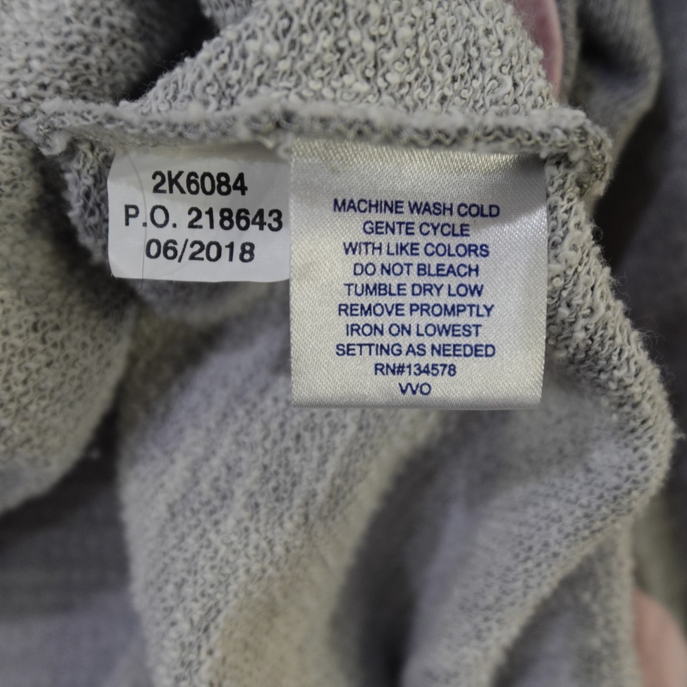 Vineyard Vines Shep Shirt Gray Pink 1/4 Zip Pullover Sweatshirt Women's S - Picture 6 of 16